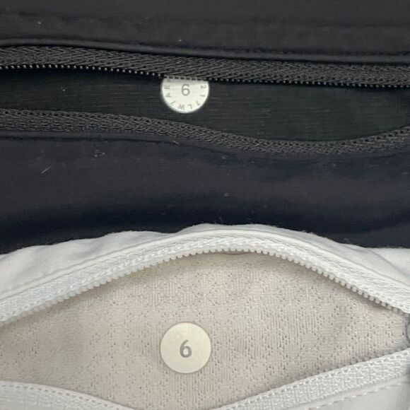 🔥 Lot of 2 - LULULEMON Double Lined Work Out Gym Running Shorts Women Sz 6 - EU - Picture 13 of 13